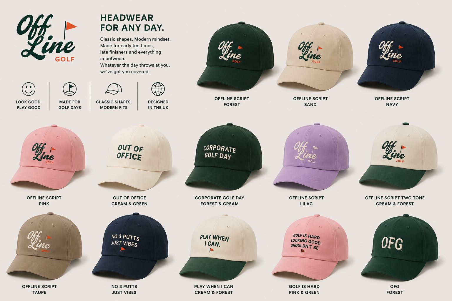 Offline Golf Sticker Pack